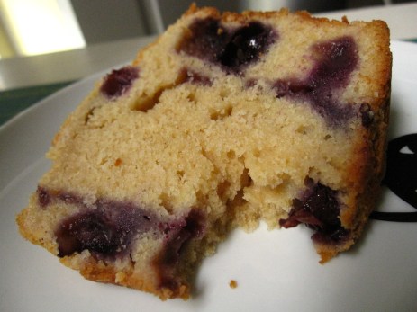 Blueberry Bundt Cake slice