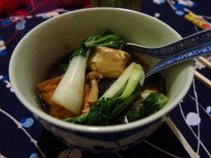 Braised Tofu Mushrooms Vegetables
