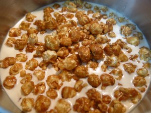 Cracker Jack Ice Cream Steeping