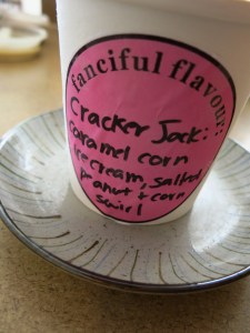 Cracker Jack Ice Cream