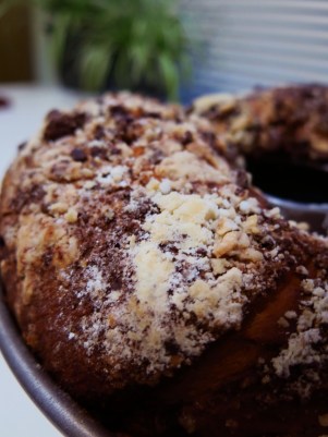 Yeasted Chocolate Coffee Cake